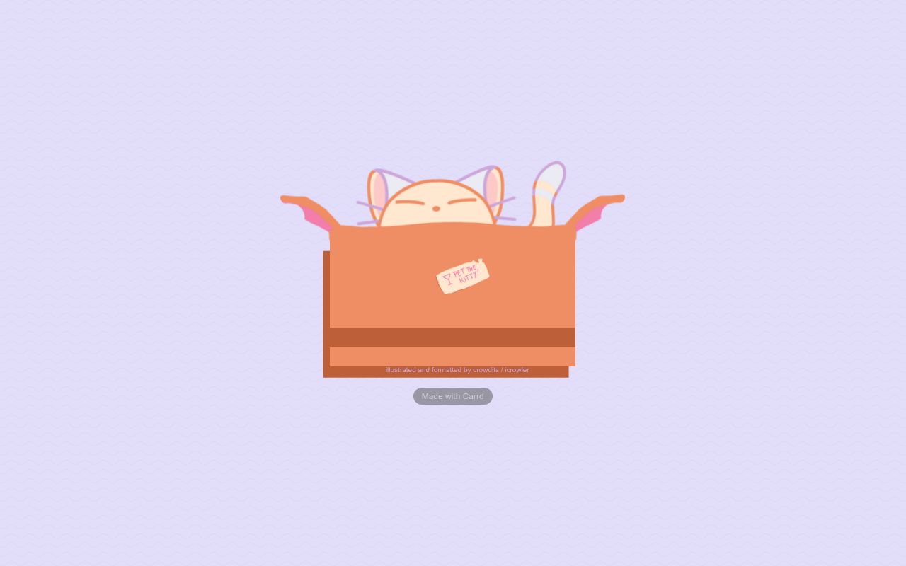 Carrd profile picture for @kacie